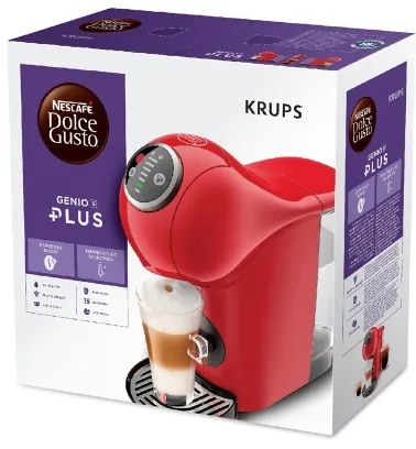 Krups - Kapszulás kávéfőző NESCAFÉ DOLCE GUSTO GENIO S PLUS 1500W piros