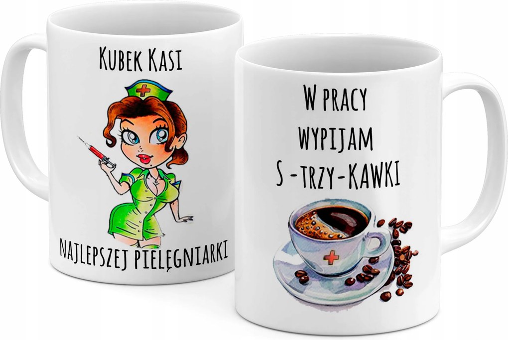 Bögre A Rendőrnő Nevével Ápolónő Hivatalnok