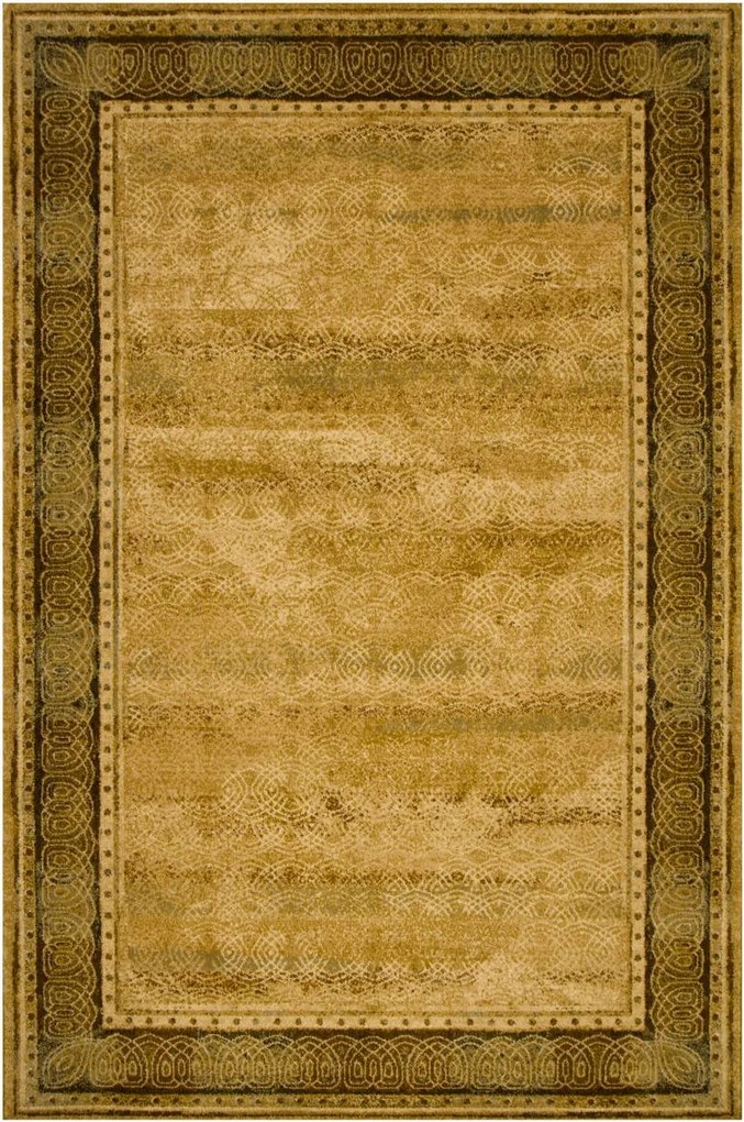 170x235 cm Puha Gyapjú Szőnyeg Dywilan Omega Dísz Lava Méz