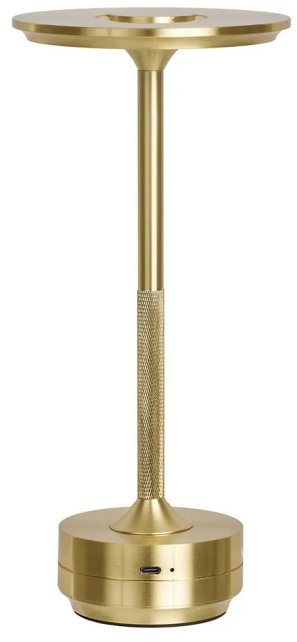 Sárgaréz színű LED asztali lámpa (magasság 28,5 cm) Lyneham – House Nordic