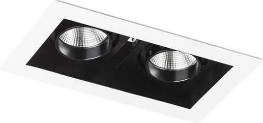 RENDL BONDY II zápustná bílá 230V LED 2x7W 24° 3000K