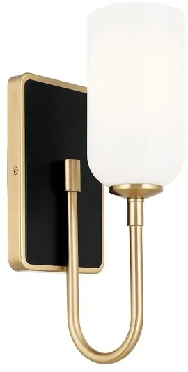 Kichler KL-SOLIA-1W-CPZB - LED fürdőszobai világítótest SOLIA 1xG9/3W/230V IP44 aranyszínű