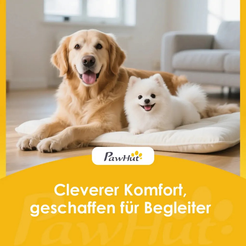 PawHut Kutyaház, időjárásálló fa, kivehető padlóval, aszfalt tetővel, nyitó ablakkal, szürke