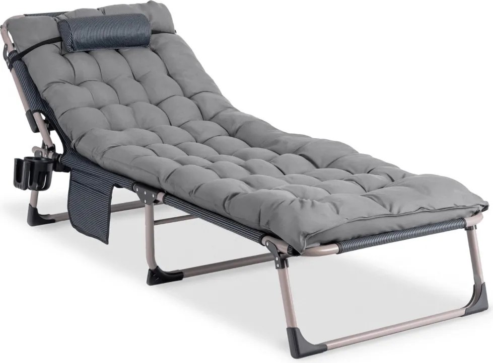 Kerti napozóágy szürke színben – SATURN