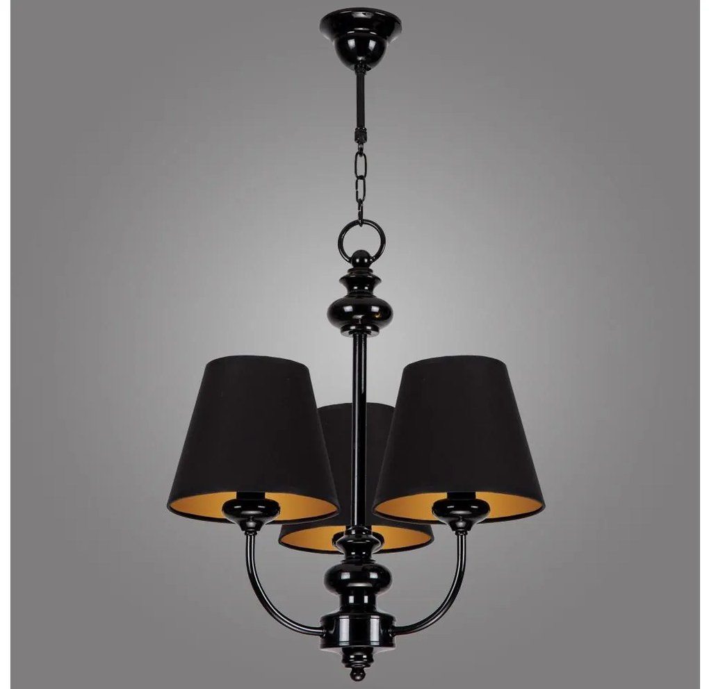 Kemar LR/3/BM - Csillár láncon LABRADO 3xE14/60W/230V