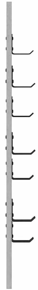 Fali Kabáthorog Beton szürke 30 x 1.5 x 80 cm Faanyag