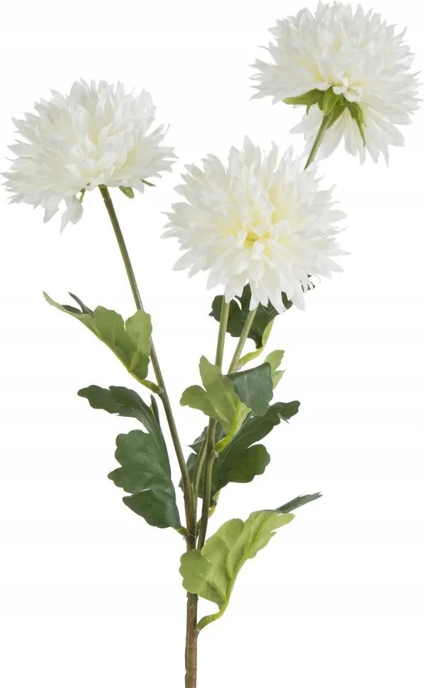 Dekoratív művirág krémszínű 63 cm Eurofirany