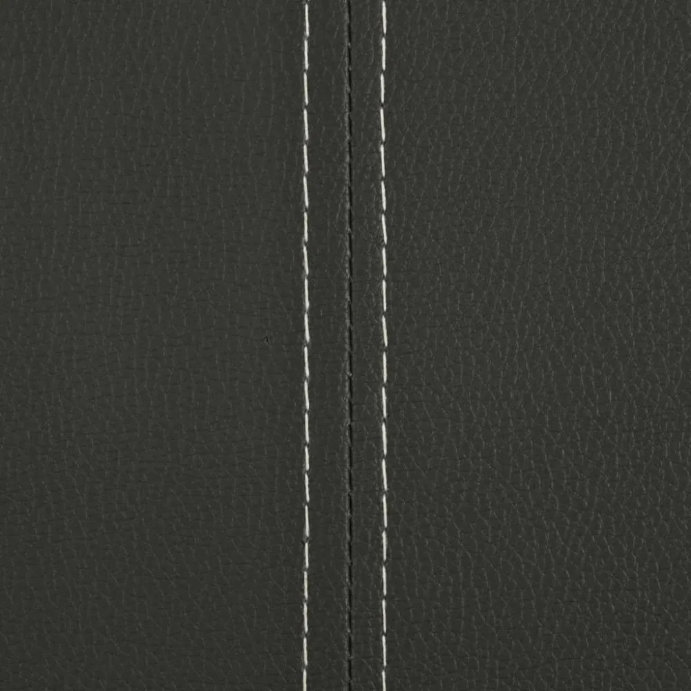 6 db szürke műbőr szánkótalpas étkezőszék