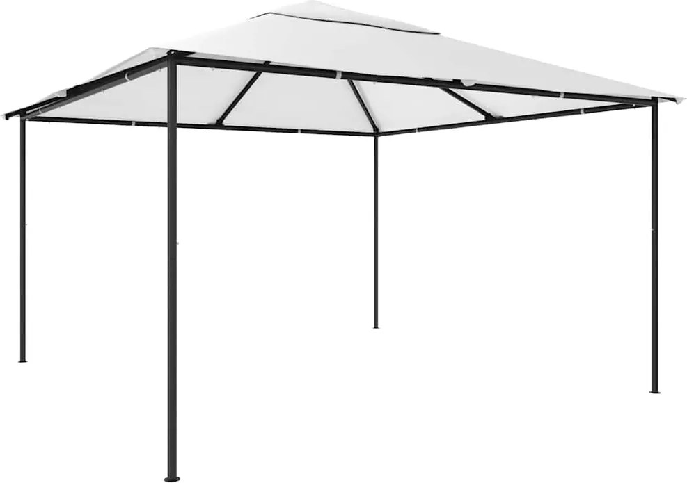 vidaXL fehér pavilon 4 x 4 x 3 m 180 g/m²