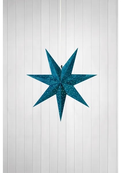 Markslöjd 705482 - Karácsonyi dekoráció VELOURS 1xE14/25W/230V kék