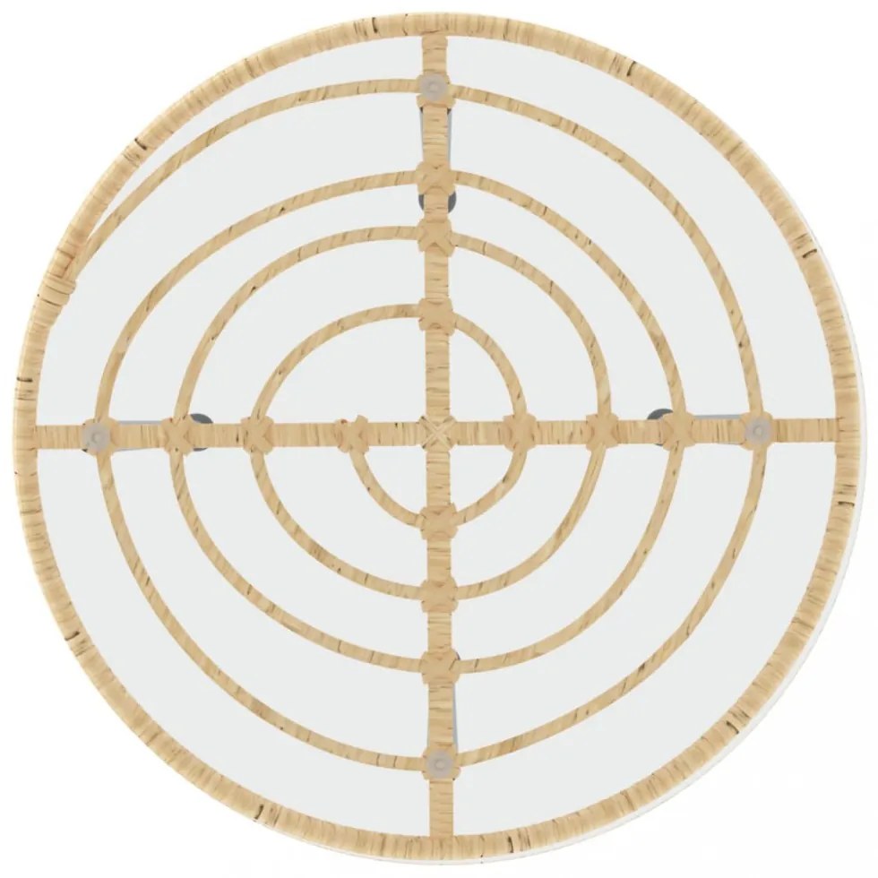 5 részes polyrattan kerti étkezőgarnitúra