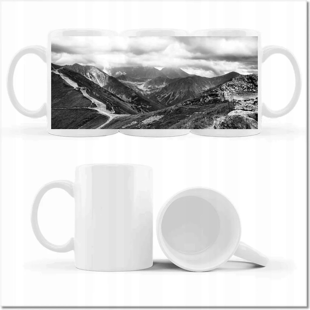 Fotó bögre Tátra Lengyel hegyek Kilátás