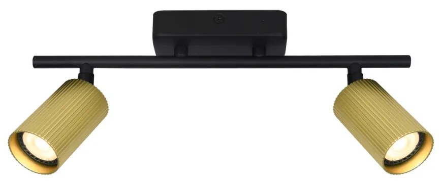 Mennyezeti Lámpa Fekete Tris ITALUX-SPL-46829-2-BK-GD