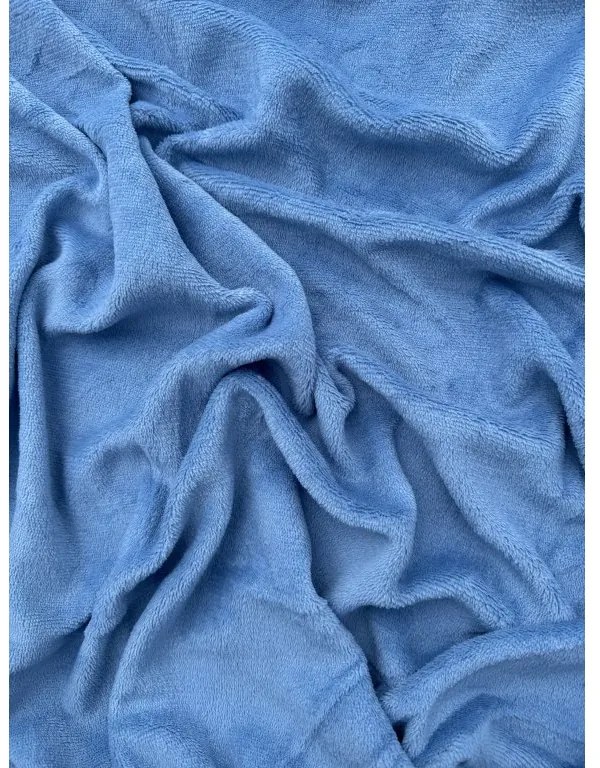 Mikroplüss lepedő Kék Méret: 200x220/230cm