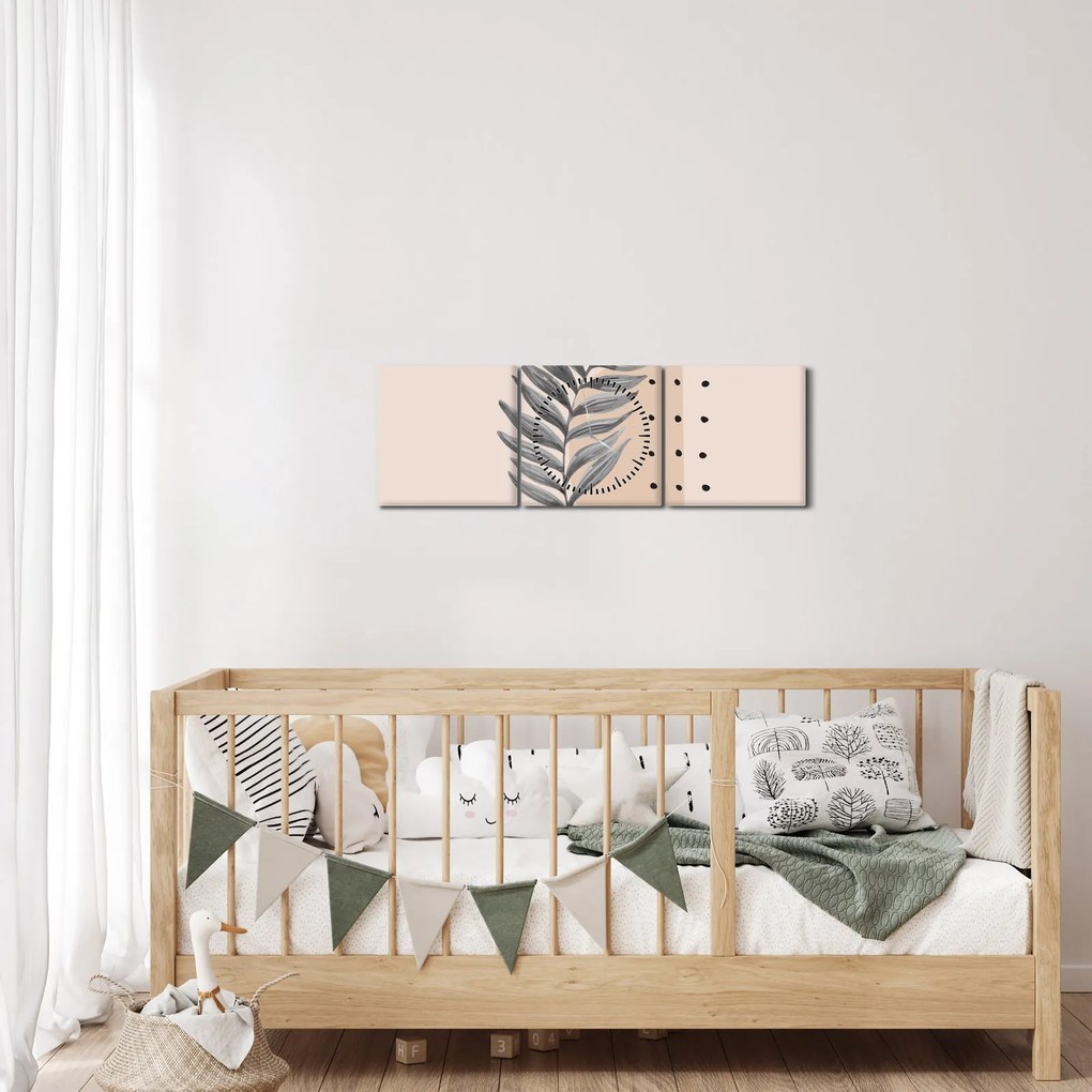 Kép - N⁰2 illusztrált lap (órával) (90x30 cm)