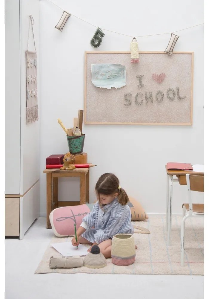 Textil játéktároló kosár ø 13x30 cm Pencil Small – Lorena Canals