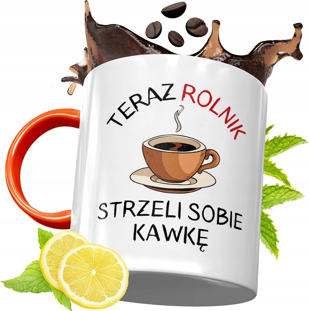 Narancssárga Bögre Gazdáknak Ajándék fényképes nyomtatással