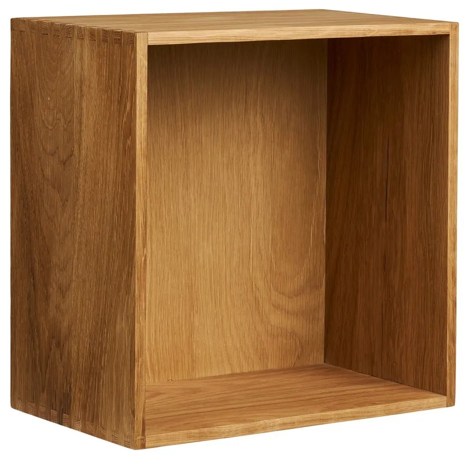 Natúr színű többszintes tölgyfa fali polc 18 cm Townsville – House Nordic