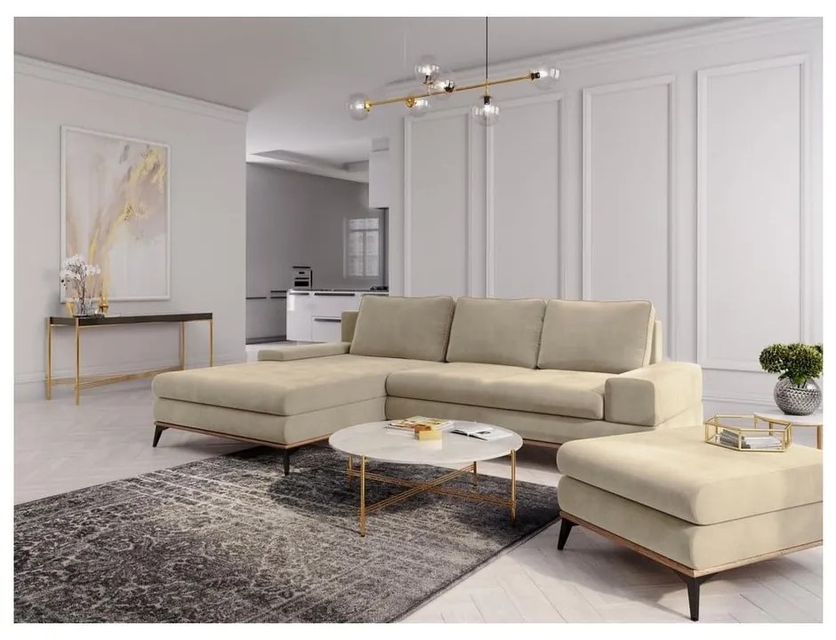 Planet bézs puff - Windsor & Co Sofas