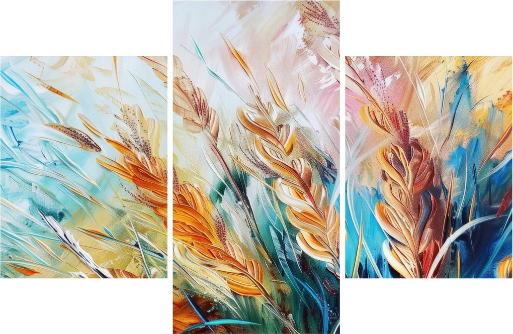 Kép - Búza, absztrakció (90x60 cm)