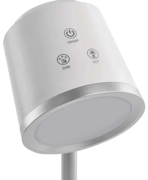 LED Dimmelhető újratölthető asztali lámpa 4in1 LED/6W/3,7V 3000K/4000K/6500K fehér