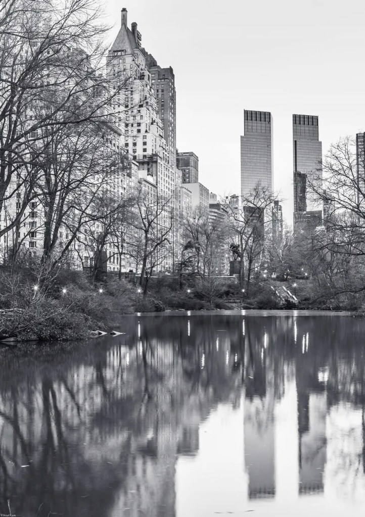 Poszter 42x59,4cm Központi park Manhattan panorámával 4, Assaf Frank