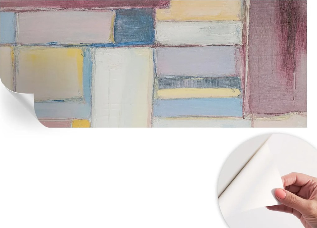 Öntapadós fali fotótapéta Hálószobába Geometrikus formák 250x104