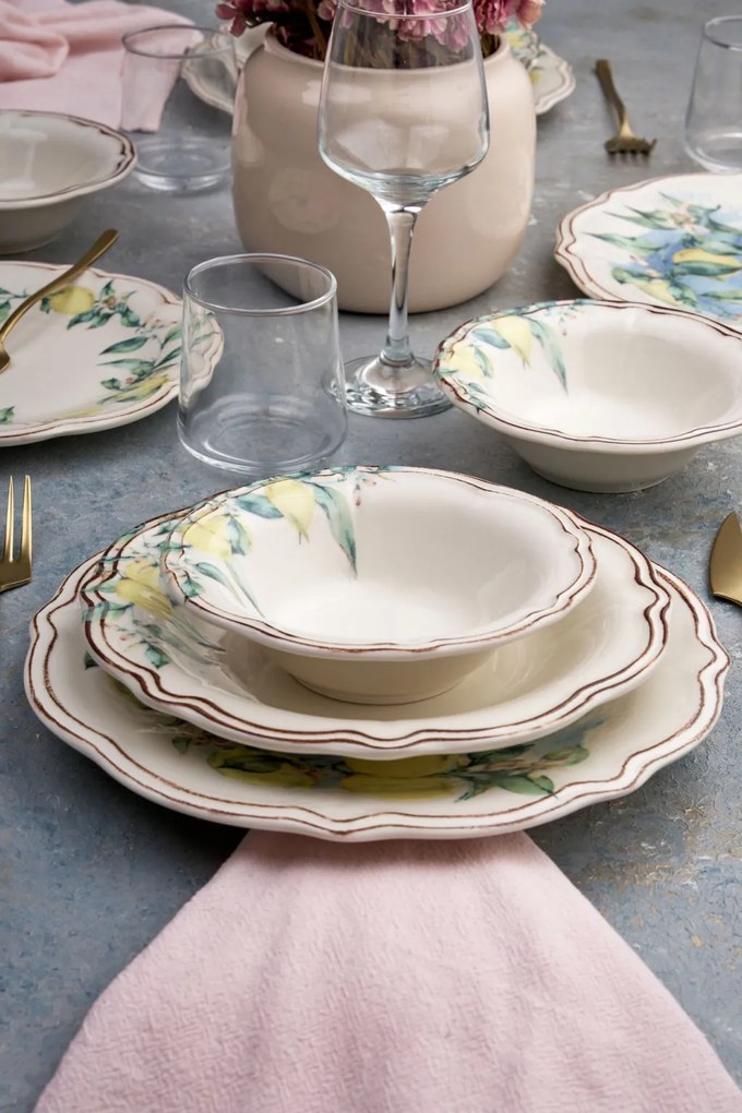 24 részes porcelán étkészlet vintage