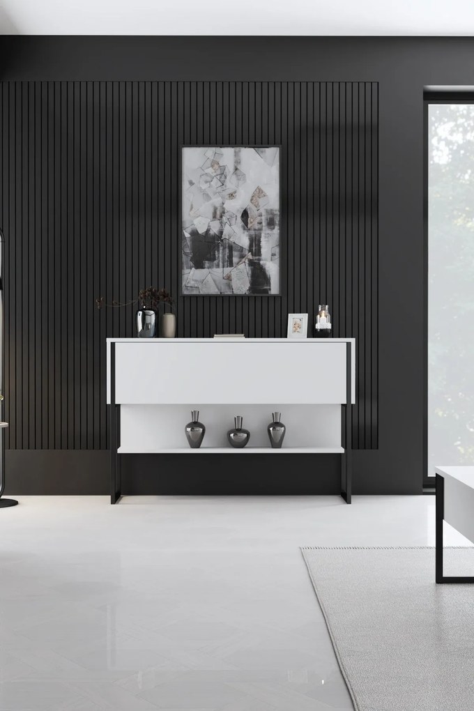 Komód Luxe - Black, White