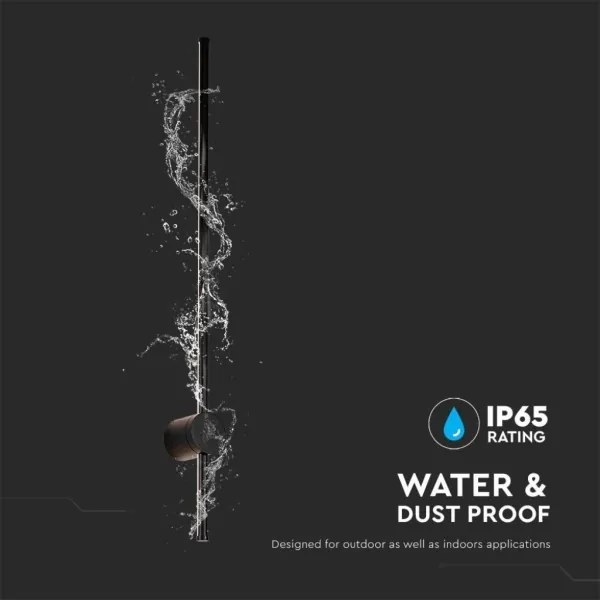 LED Kültéri fali lámpa LED/12W/230V 4000K IP65 fekete