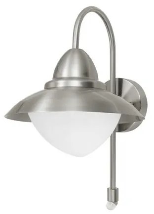 EGLO 87105 - Kültéri szenzoros fali lámpa SIDNEY 1xE27/60W IP44
