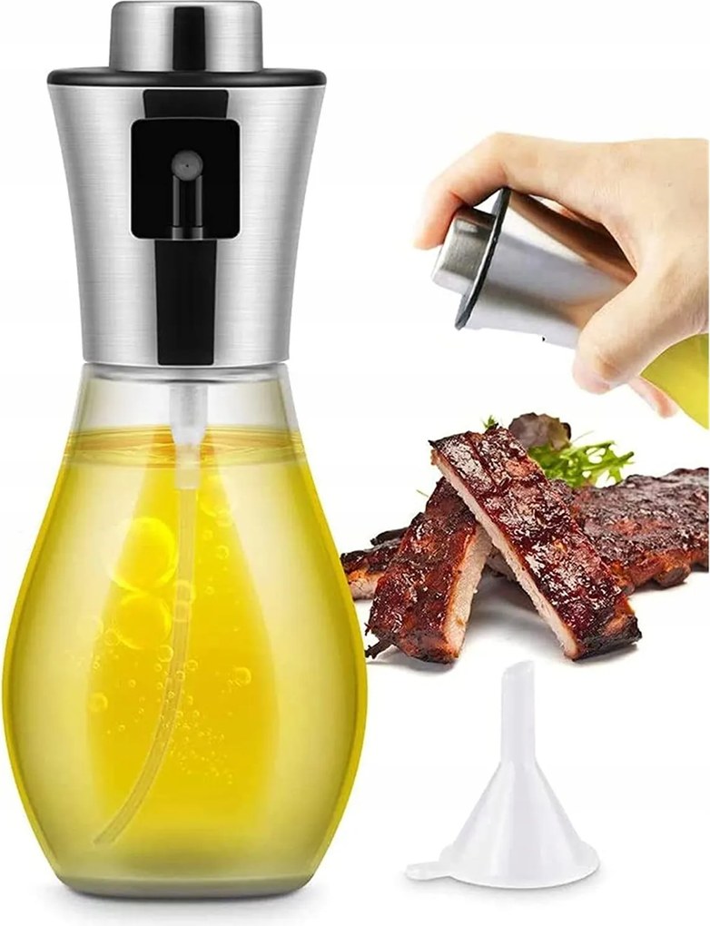 Olajszóró Ecet szórófej üveg spray adagoló 200ml