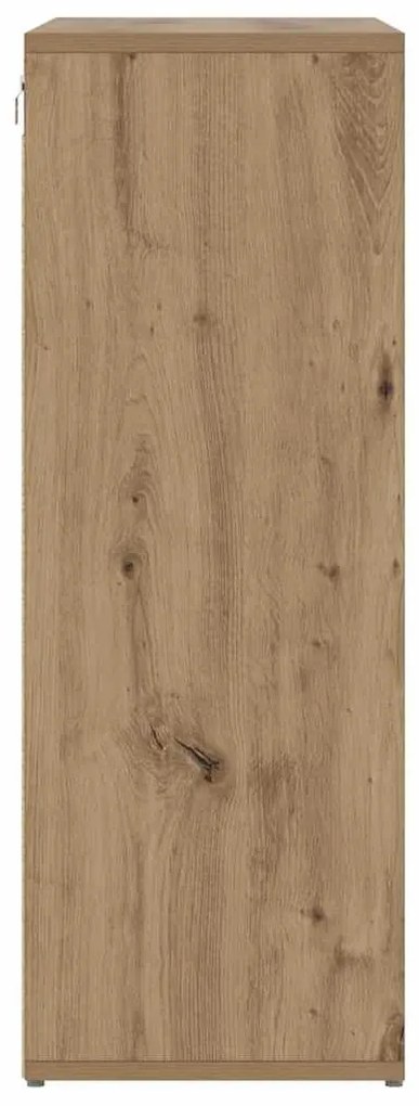 Cipősszekrény kézműves tölgy 77.5 x 30 x 83.5 cm Faanyag