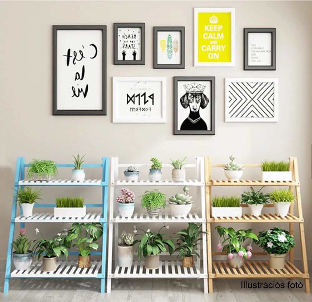 Összecsukható állvány, bambusz, NEPEL TYP 1 + ajándék