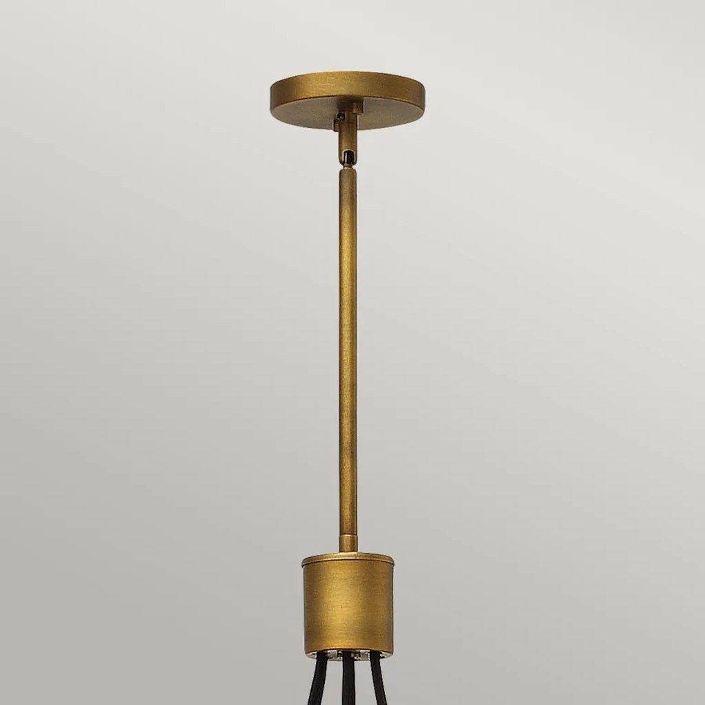 ELSTEAD HK-FULTON-7P FULTON Modern Led Függesztett Lámpa Barna, Sárgaréz E27 IP20