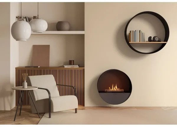 Planika Bubble Fali & Floor BEV - BIO kandalló távirányítással 72,6x65 cm 2,5kW