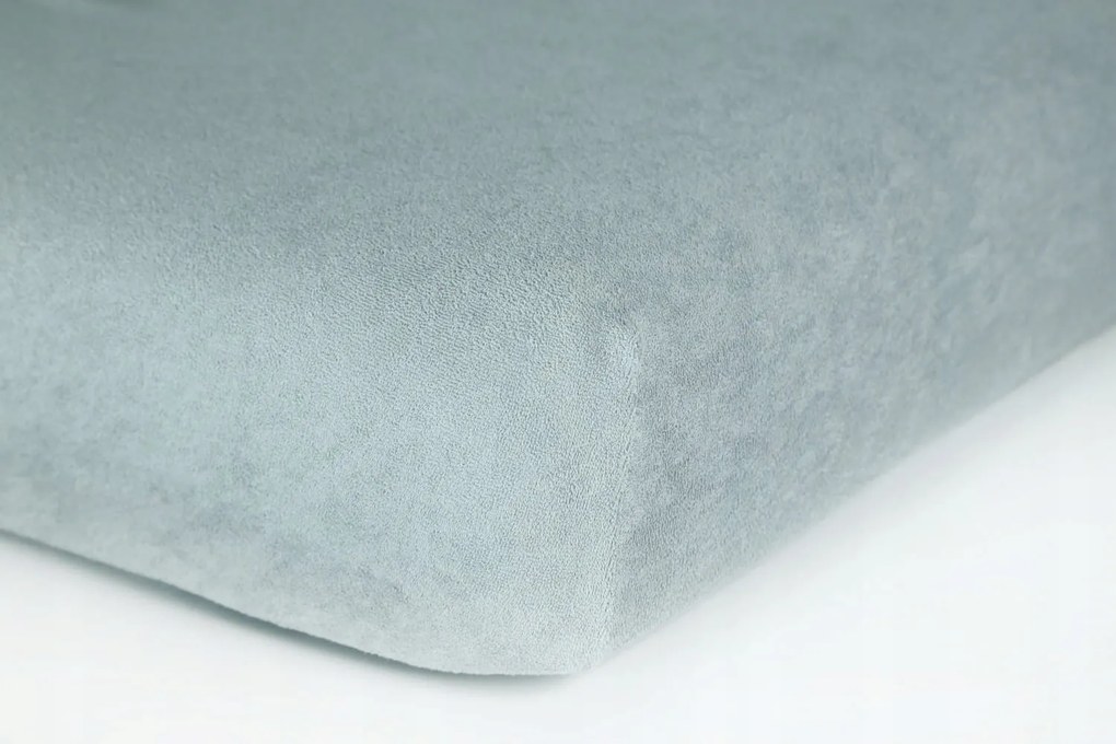 Frottír Lepedő Gumis 140x200 Világosszürke