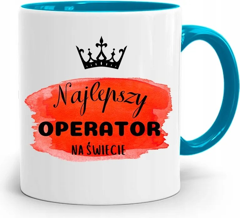 Kezelőnek Kék Bögre Születésnapi Ajándék fényképes nyomtatással