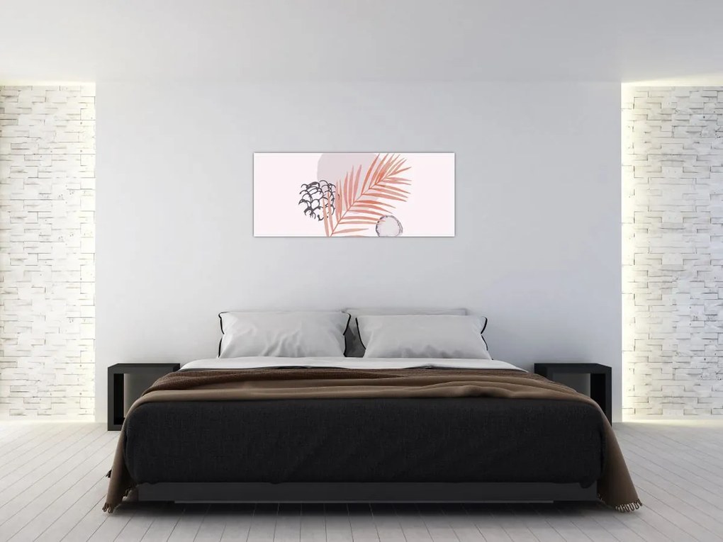 Kép - Lila minimalizmus N⁰3 (120x50 cm)