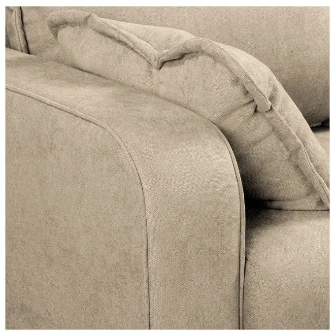 Bézs sarokkanapé (jobb oldali) Beata – Ropez