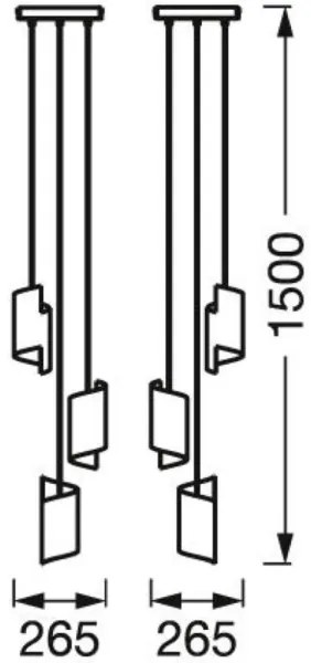 Ledvance - LED Dimmelhető csillár zsinóron SMART+ DECOR 3xLED/8W/230V fehér Wi-Fi