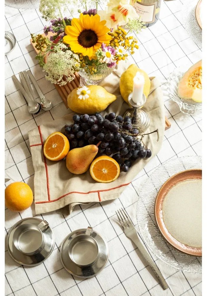 Ezüstszínű rozsdamentes acél evőeszköz készlet 16 db-os Mano – Hübsch