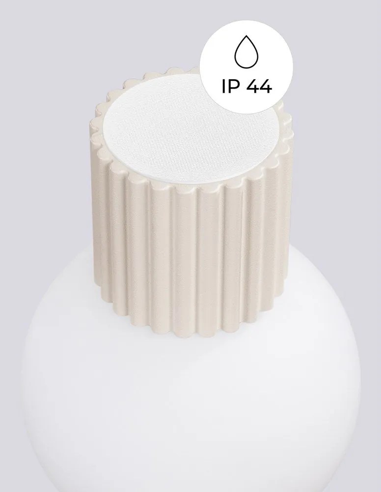 Krémszínű fali lámpa ø 12 cm Orbital – Sollux