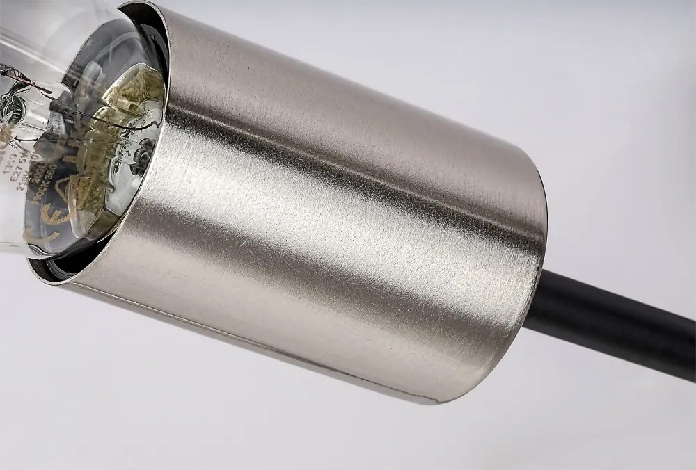 RÁBALUX 71026 BRANWEN Matt Fekete Színű Mennyezeti Lámpa 6XE27 25W IP20