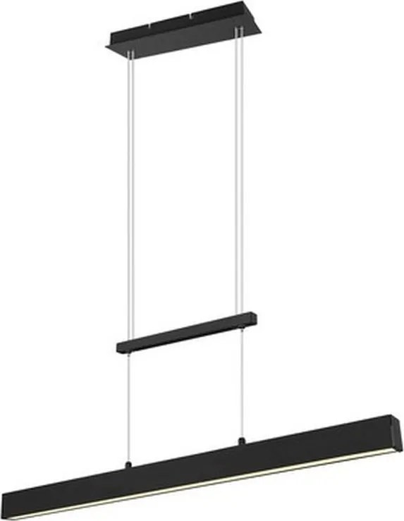 TRIO R32043132 PAROS Modern Led Függesztett Lámpa Fekete LED IP20