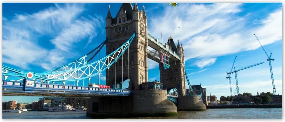 Fotótapéta flizelina 250x104 Tower Bridge, égbolt