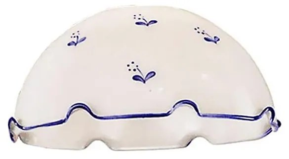 Csereüveg NONNA E27 univerzális, 20 cm átmérő, fehér/kék