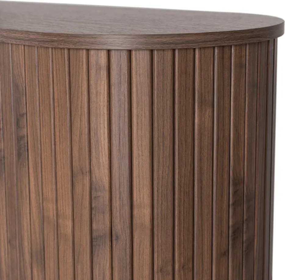 Komoda TRISH 180 cm Dwudrzwiowa Rozsuwana Orzech