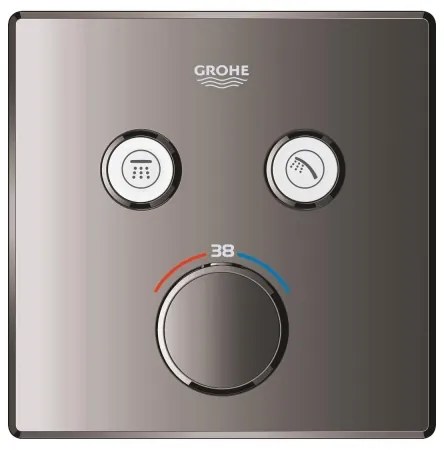 GROHE 29124A00 - termosztátos csaptelep GROHTHERM SMARTCONTROL grafit