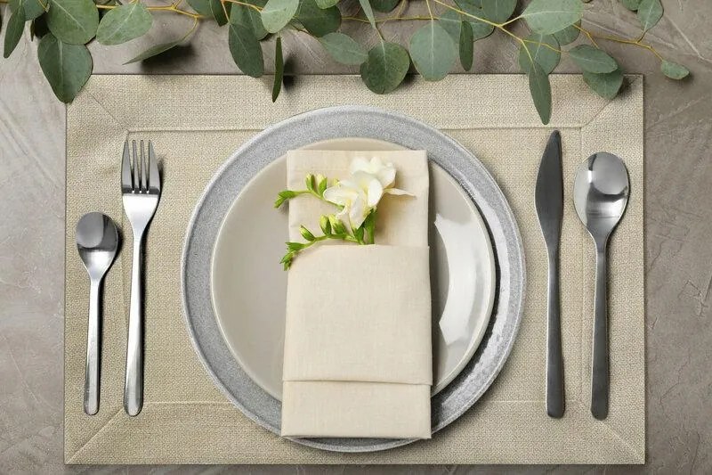 Abrosz 30x40 Lana alátét bézs ezüst Eurofirany